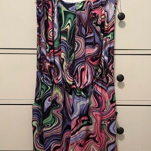 Colorful Swirl Pattern Romper